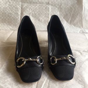 Coach Natalia sig black/Blu womens pump size 6.5 M